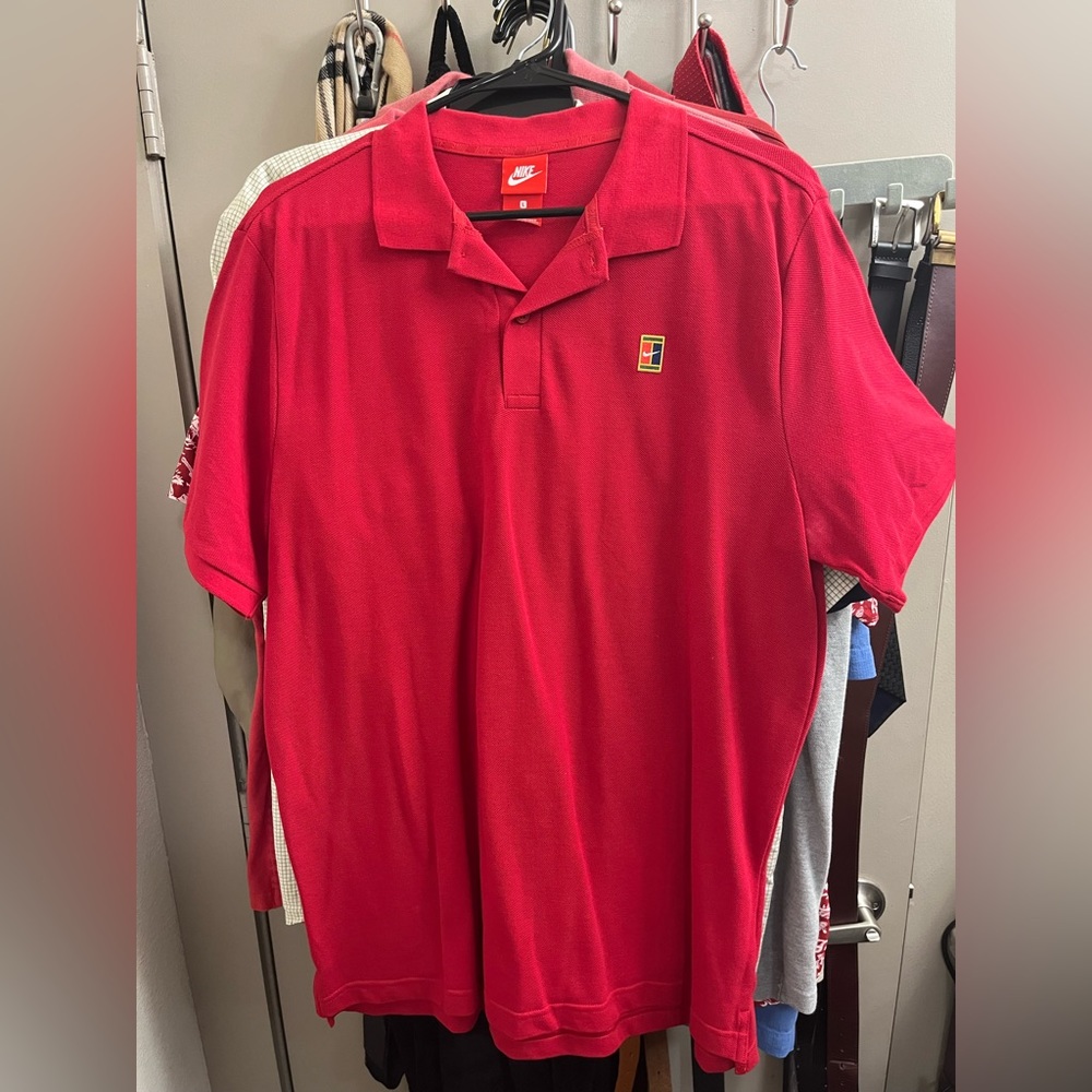 Red Nike Tennis Polo SOLD